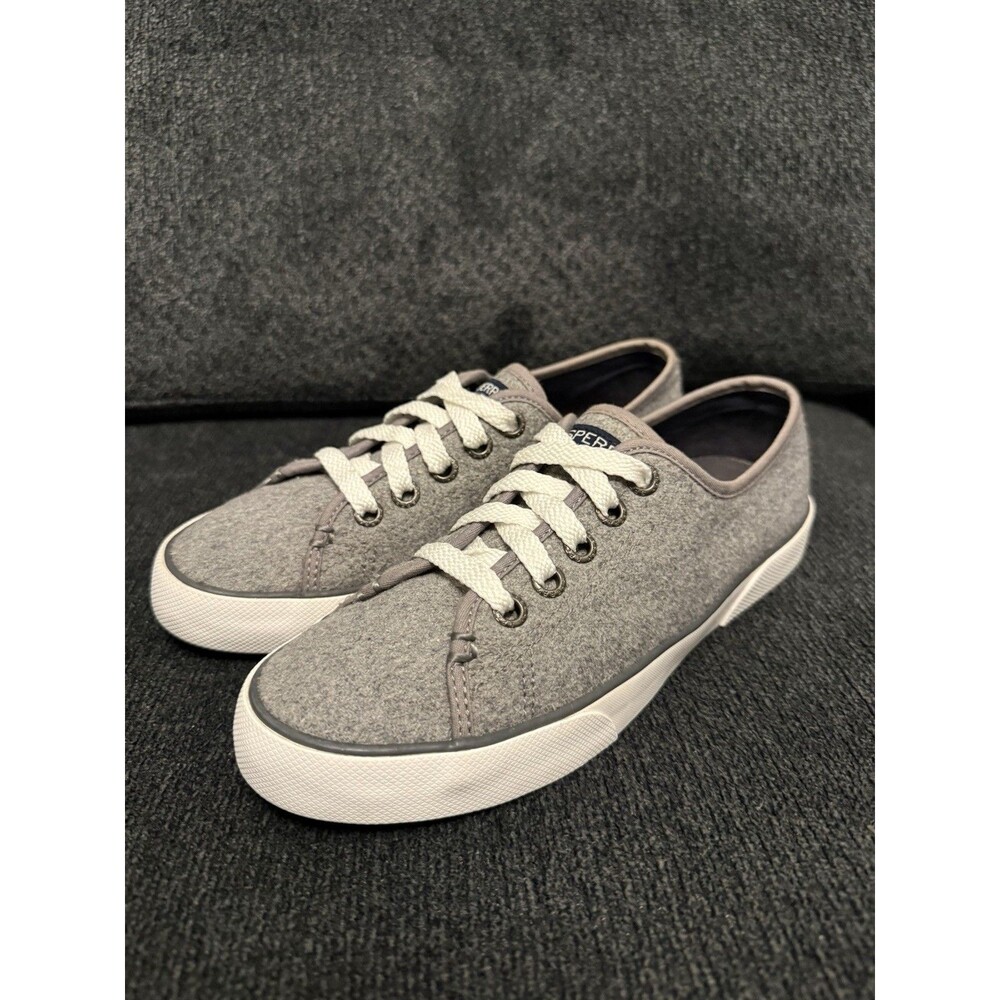 Sperry Top Sider Pier View Wool Blend Sneakers Shoes Women 8 Amazing Condition
